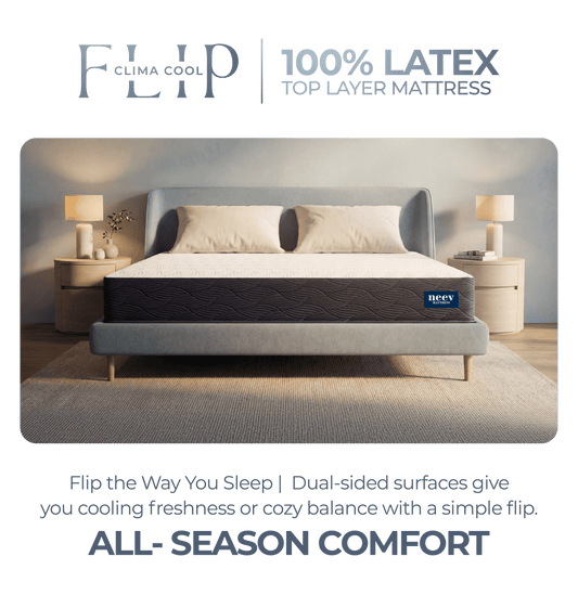 Clima Cool Flip Pincore Latex 7 Inches Matress - Smart Prachar - Clima Cool Flip Pincore Latex 7 Inches Matress