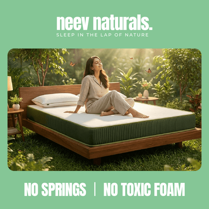 Neev Naturals 7 Zone 100% Natural Latex 6 Inches Mattress - Smart Prachar - Neev Naturals 7 Zone 100% Natural Latex 6 Inches Mattress