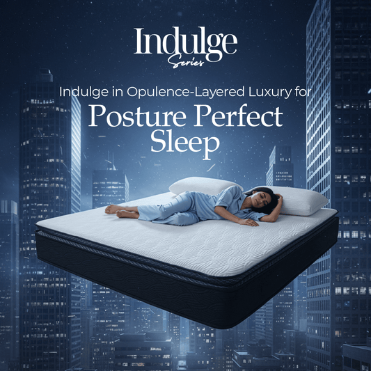 Indulge Posture Perfect Pillow Top 9 Inches Mattress - Smart Prachar - Indulge Posture Perfect Pillow Top 9 Inches Mattress