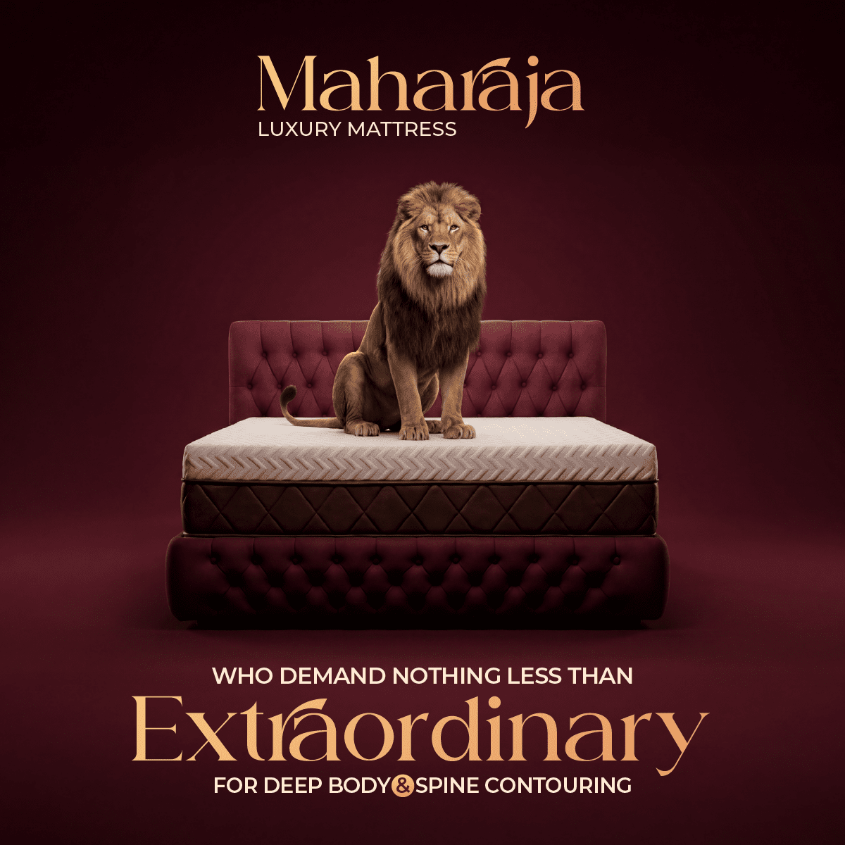 Maharaja Body Adaptive 12 Inches Luxury Mattress - Smart Prachar - Maharaja Body Adaptive 12 Inches Luxury Mattress