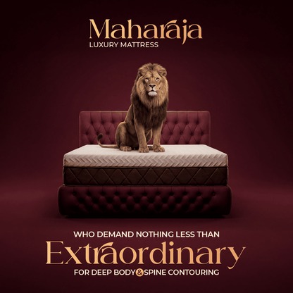 Maharaja Body Adaptive 12 Inches Luxury Mattress - Smart Prachar - Maharaja Body Adaptive 12 Inches Luxury Mattress