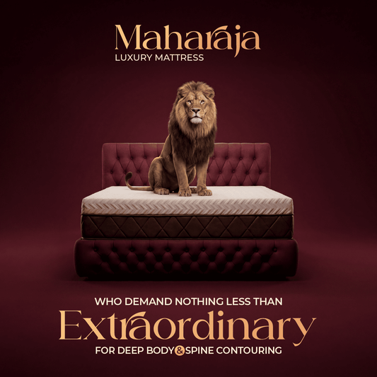 Maharaja Body Adaptive 12 Inches Luxury Mattress - Smart Prachar - Maharaja Body Adaptive 12 Inches Luxury Mattress