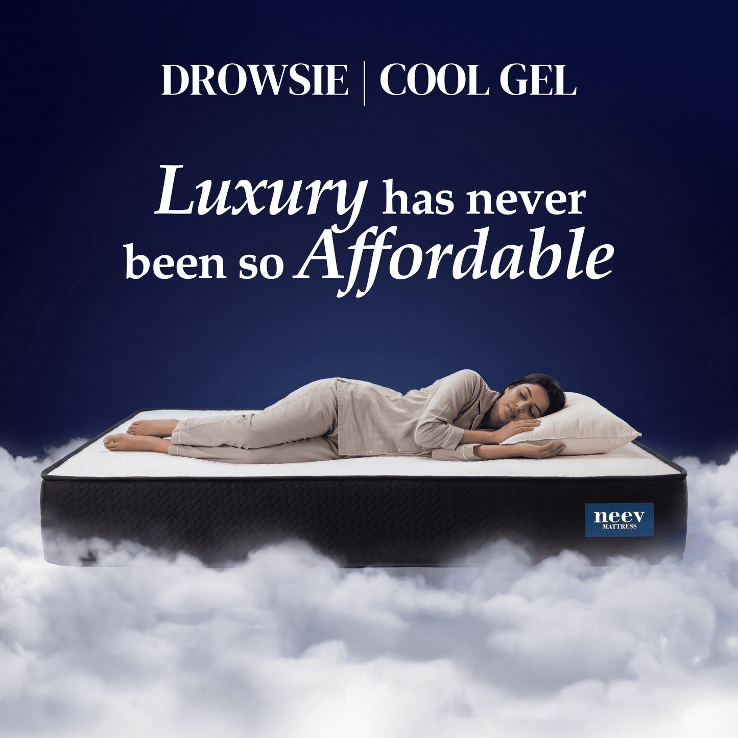 Drowsie Cool Foam 9 Inches Pocket Spring Mattress - Smart Prachar - Drowsie Cool Foam 9 Inches Pocket Spring Mattress