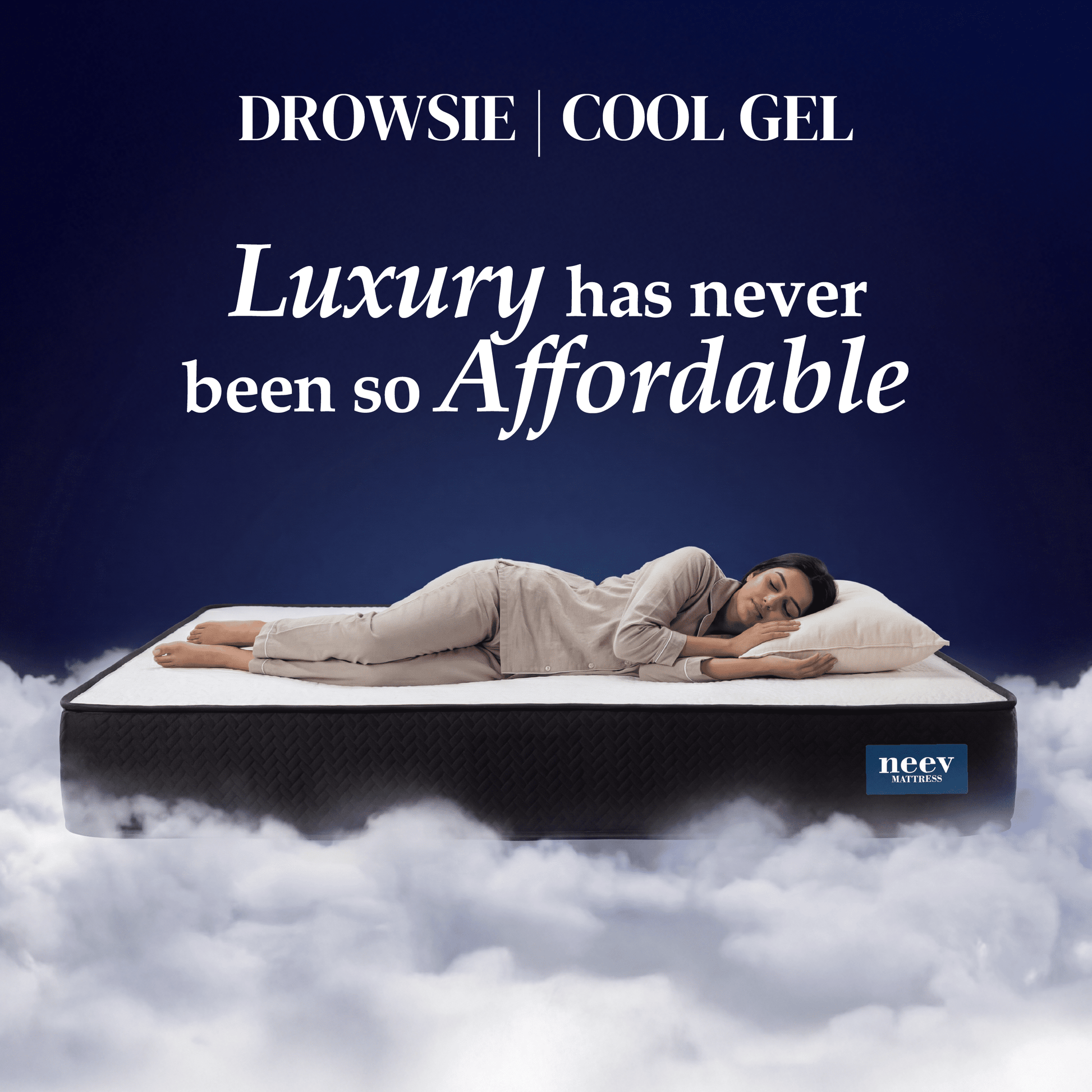 Drowsie Cool Foam 9 Inches Pocket Spring Mattress - Smart Prachar - Drowsie Cool Foam 9 Inches Pocket Spring Mattress
