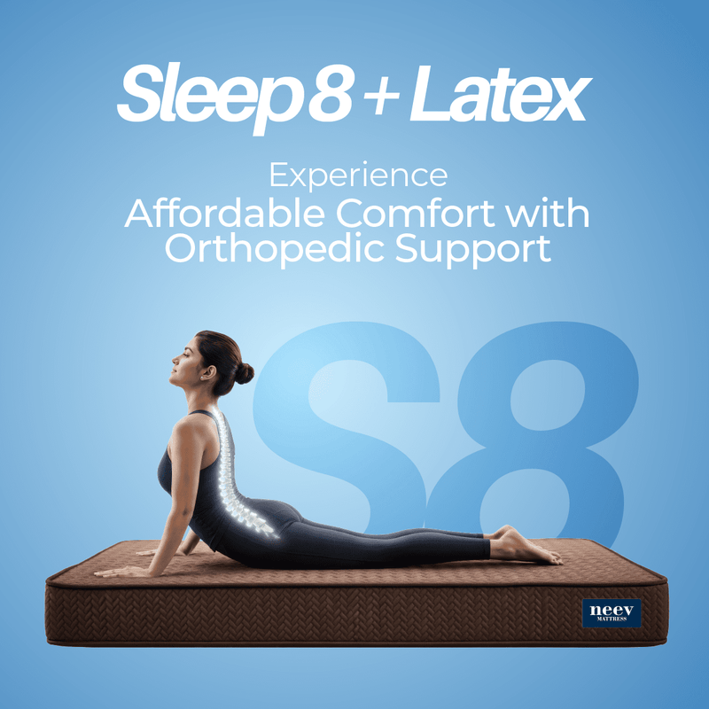 Sleep 8+ Latex Top 6 Inches Mattress - Smart Prachar - Sleep 8+ Latex Top 6 Inches Mattress