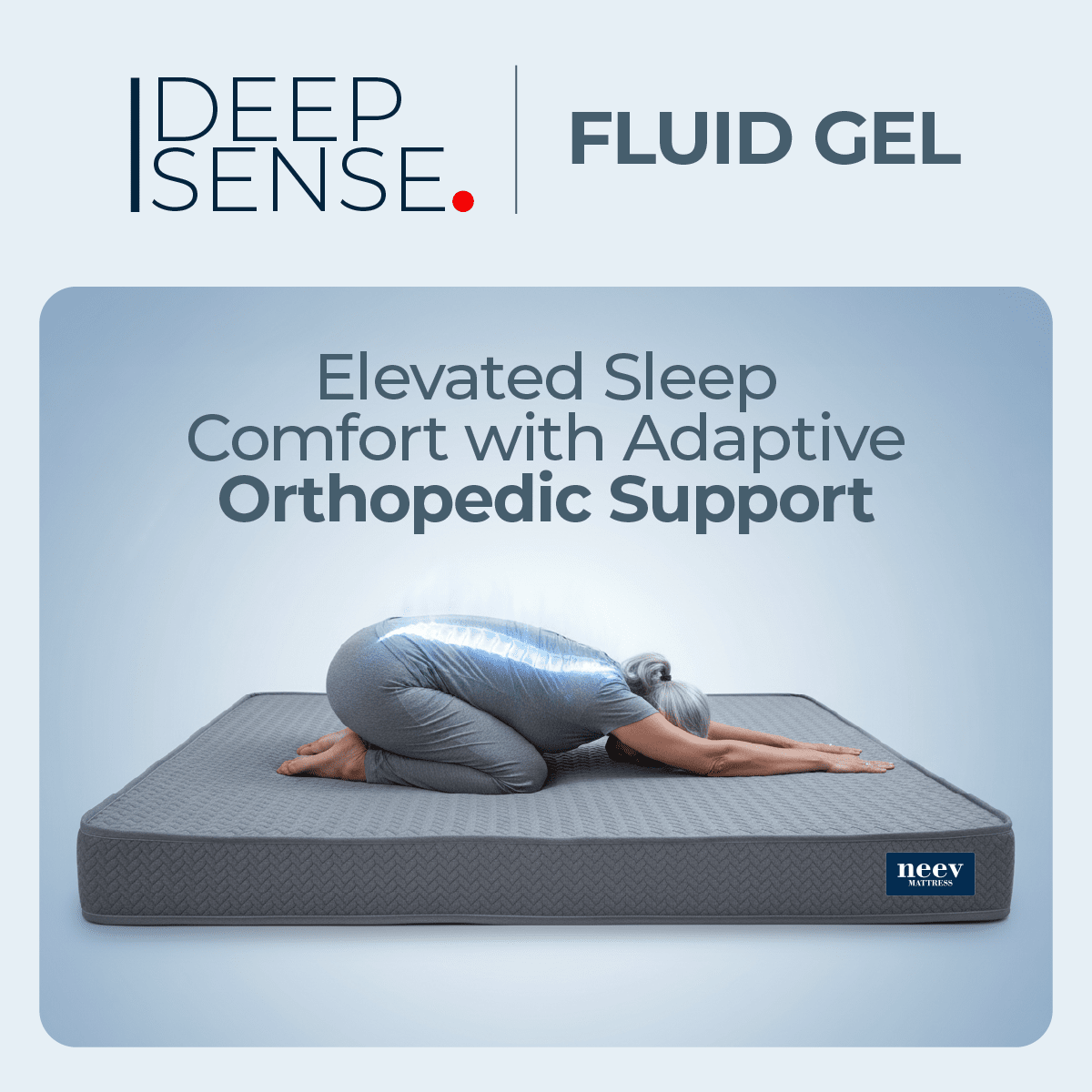 Deep Sense Fluid Gel 6 Inches Mattress - Smart Prachar - Deep Sense Fluid Gel 6 Inches Mattress