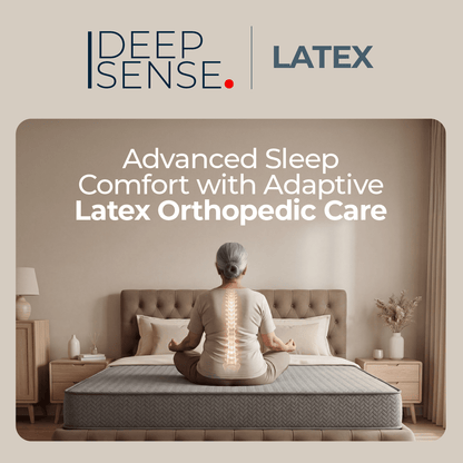 Deep Sense Latex Top 6 Inches Mattress - Smart Prachar - Deep Sense Latex Top 6 Inches Mattress