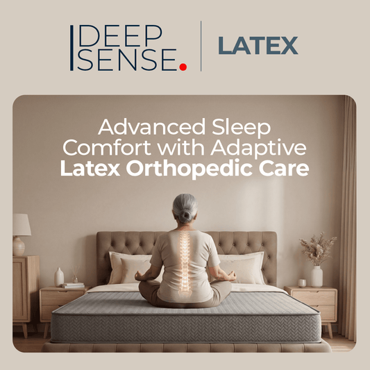 Deep Sense Latex Top 6 Inches Mattress - Smart Prachar - Deep Sense Latex Top 6 Inches Mattress